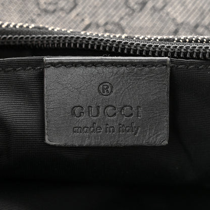Gucci Denim Monogram Pochette Black 6 of 12