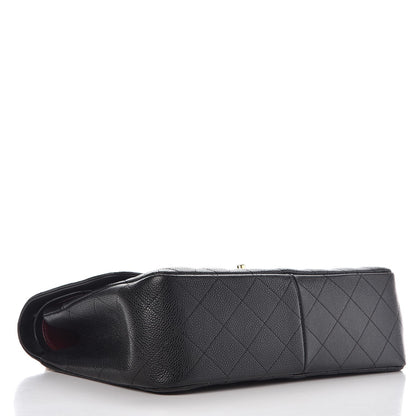 Chanel Caviar Quilted Jumbo Double Flap Black 6 of 10