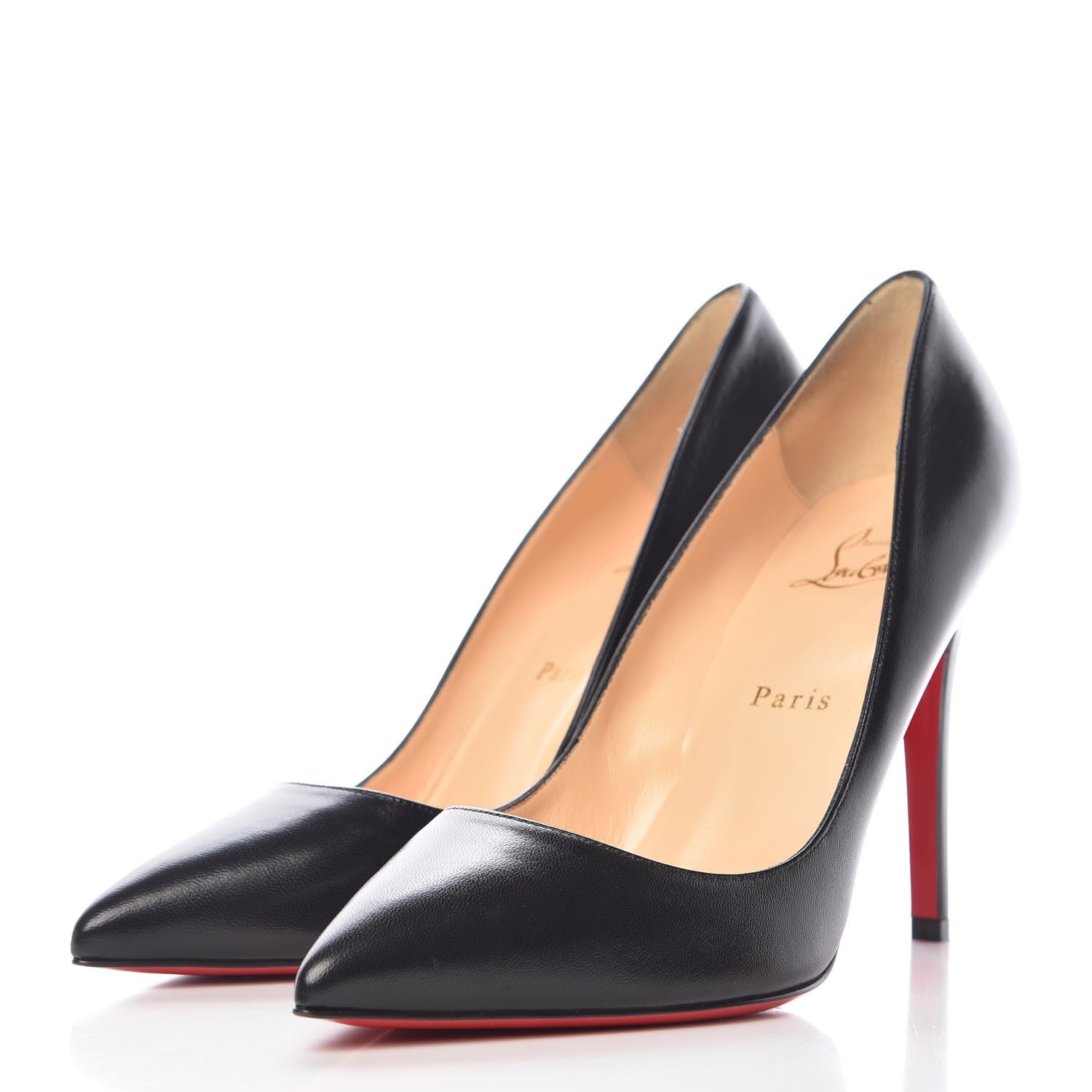 Christian Louboutin Shiny Nappa Pigalle 100 Pumps 38.5 Black 3 of 9