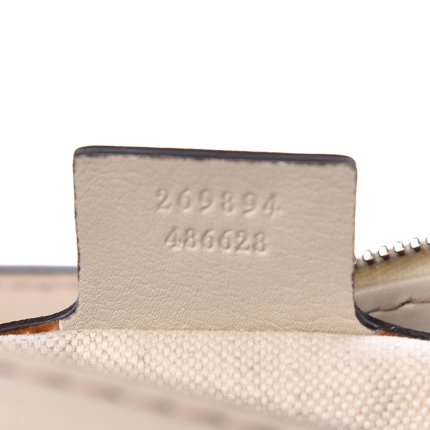 Guccissima Mayfair Top Handle Satchel Off White