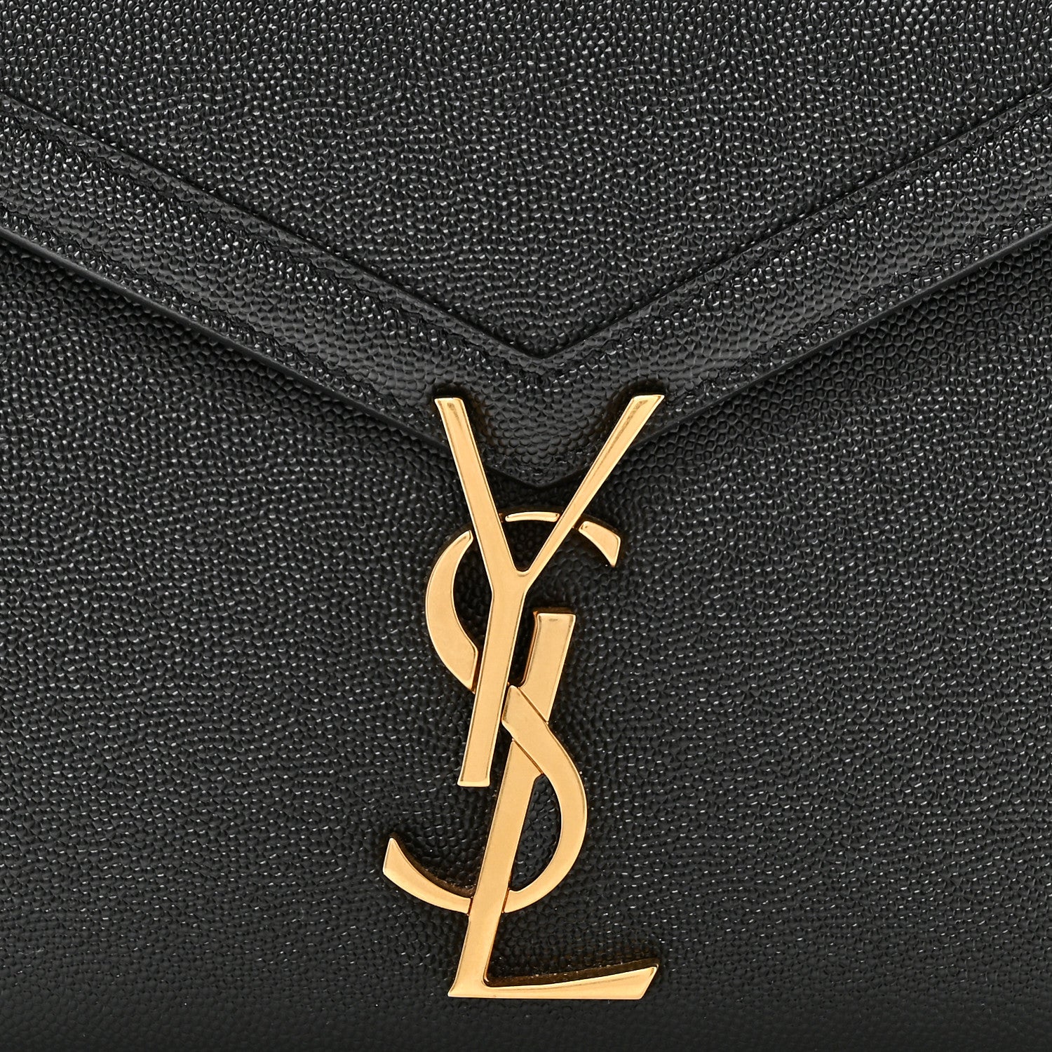 Saint Laurent Grain De Poudre Mini Classic Monogram Cassandra Top Handle Black 7 of 10