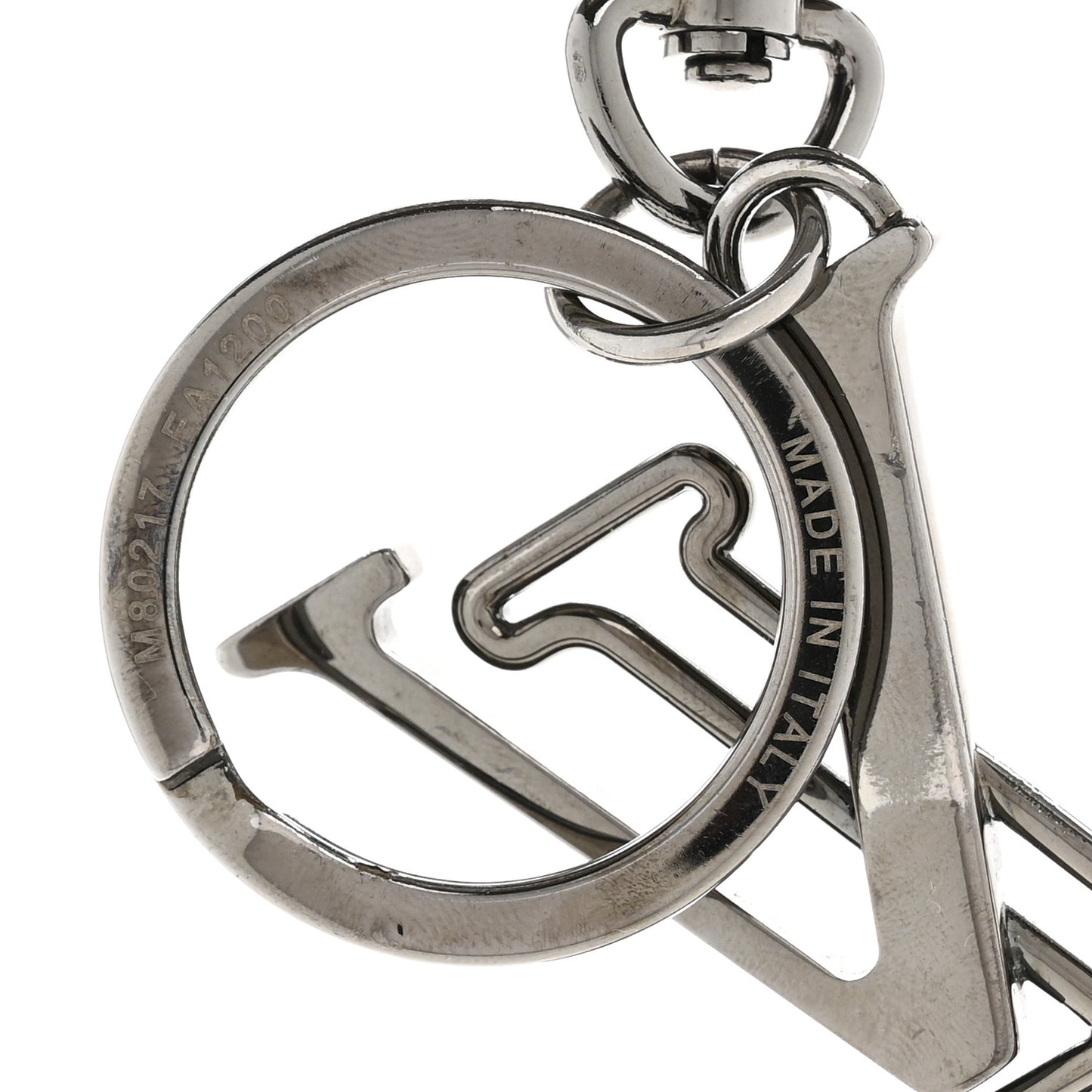 Millionaires Bag Charm Key Holder Silver