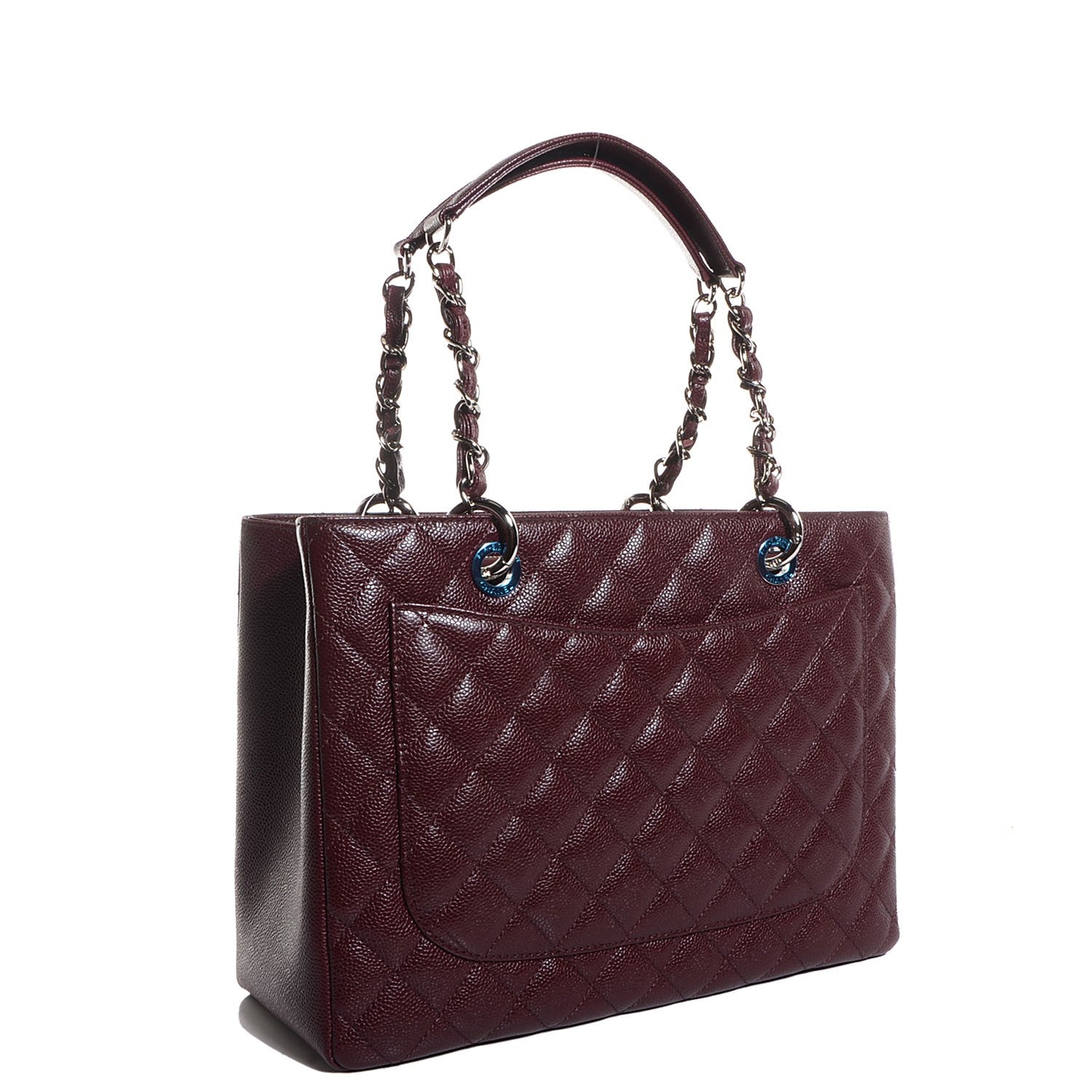 Chanel Caviar Grand Shopping Tote GST Bordeaux 3 of 8