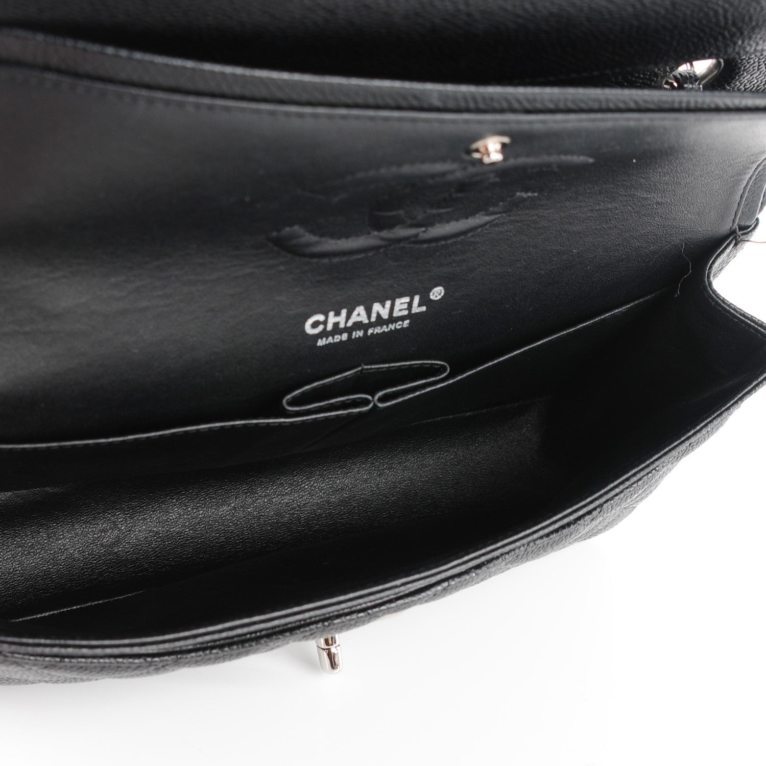 Chanel Caviar Quilted Medium Double Flap Black 6 of 9