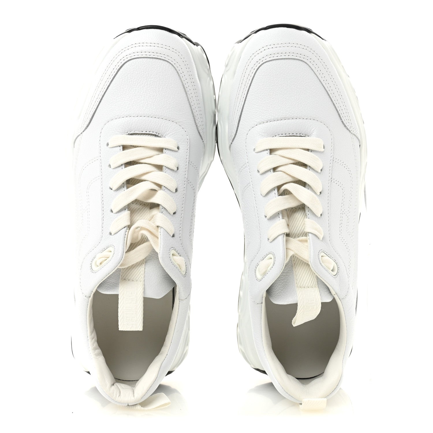 Hermes Goatskin Impulse Sneakers 37 White 2 of 11
