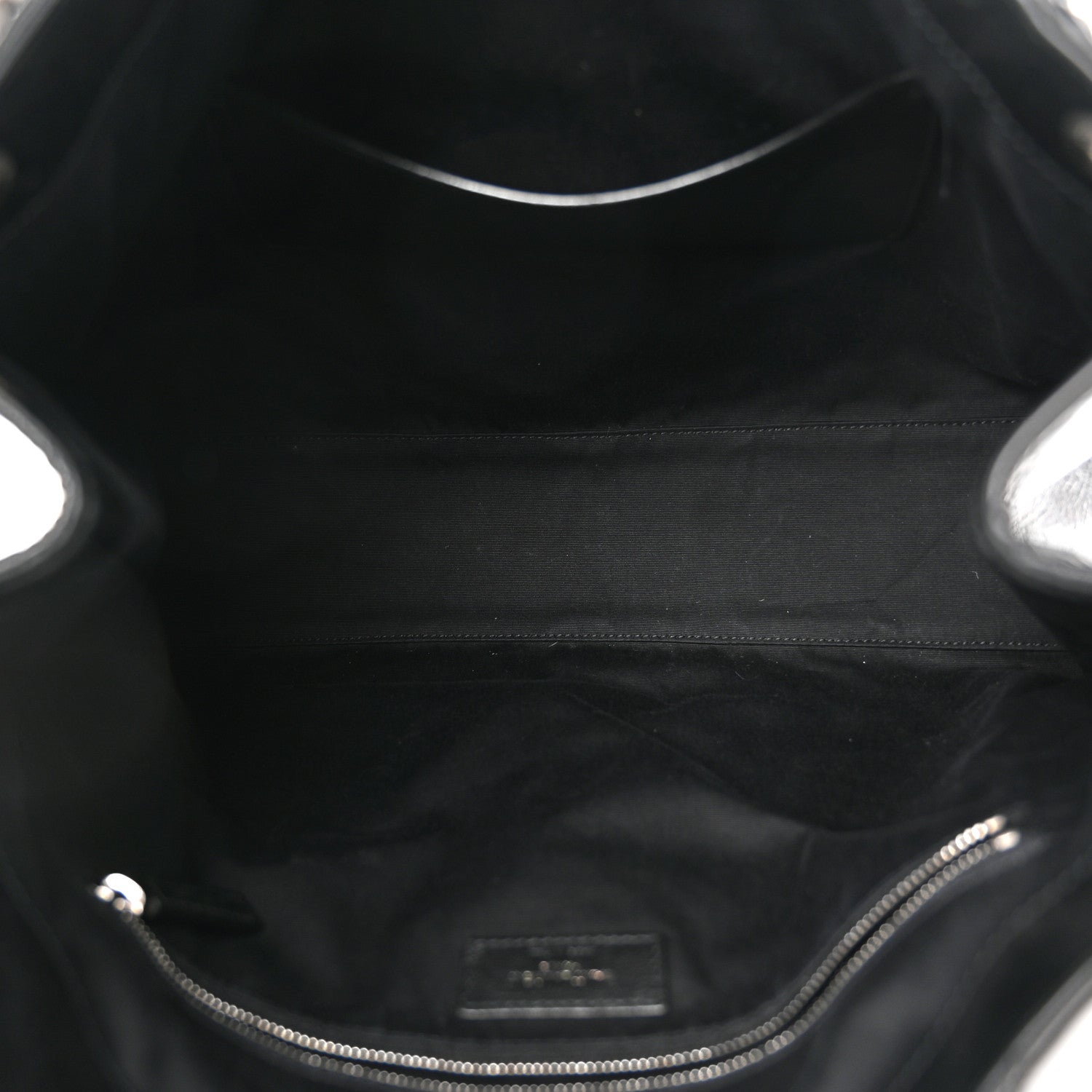 Saint Laurent Crinkled Calfskin Matelasse Monogram Medium Niki Shopper Tote Black 5 of 12