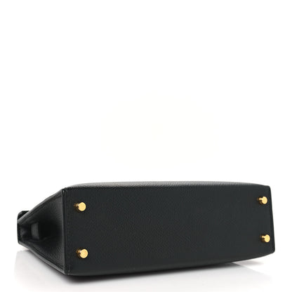 Hermes Epsom Mini Kelly Sellier 20 Black 4 of 11