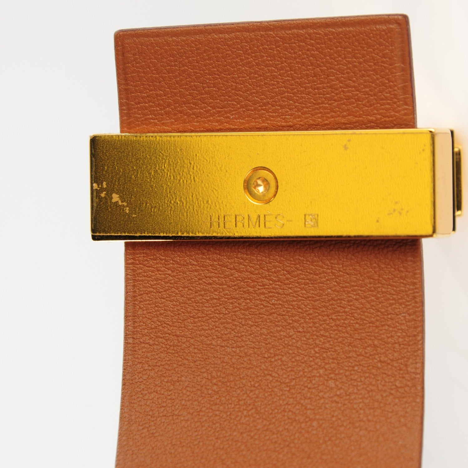 Hermes Epsom Imprevisible Bracelet MM White 5 of 6