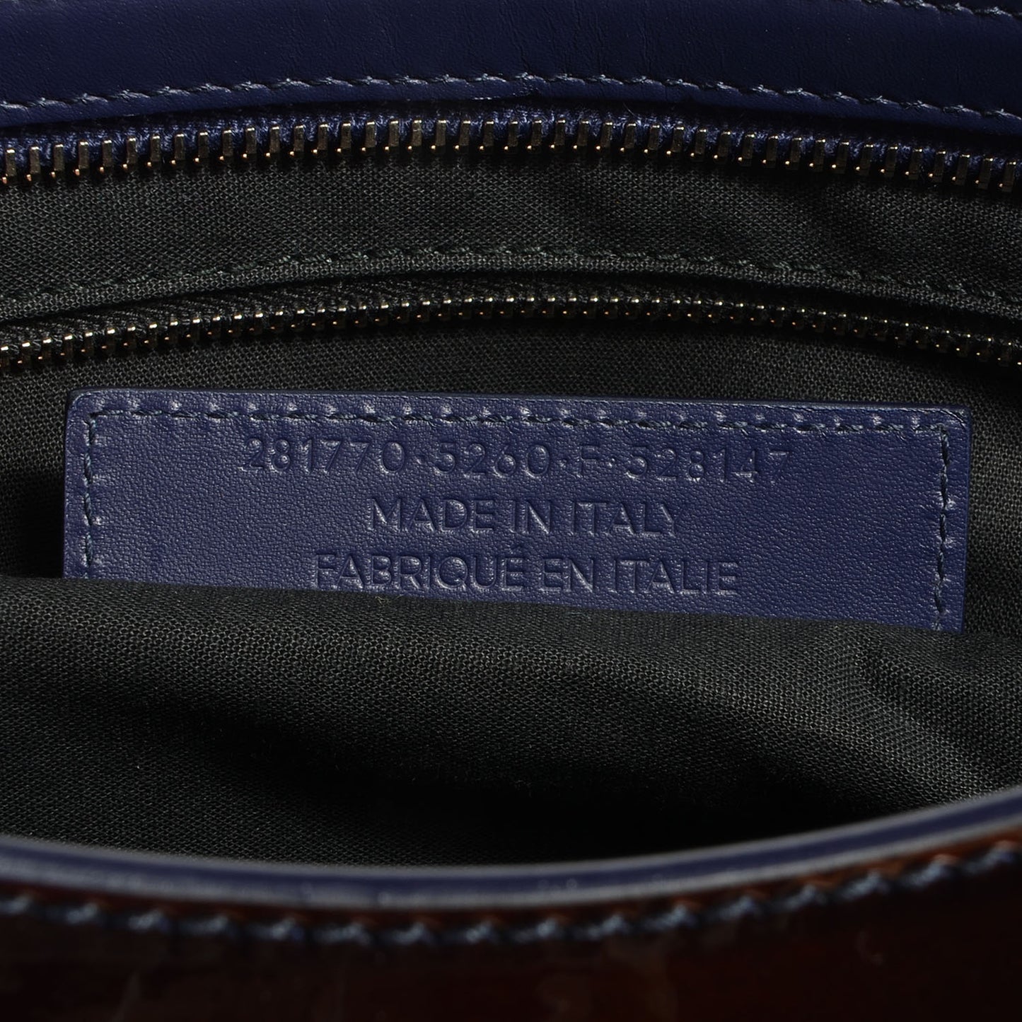 Smooth Calfskin Metallic Patent Giant 12 Silver Hardware City Ultraviolet