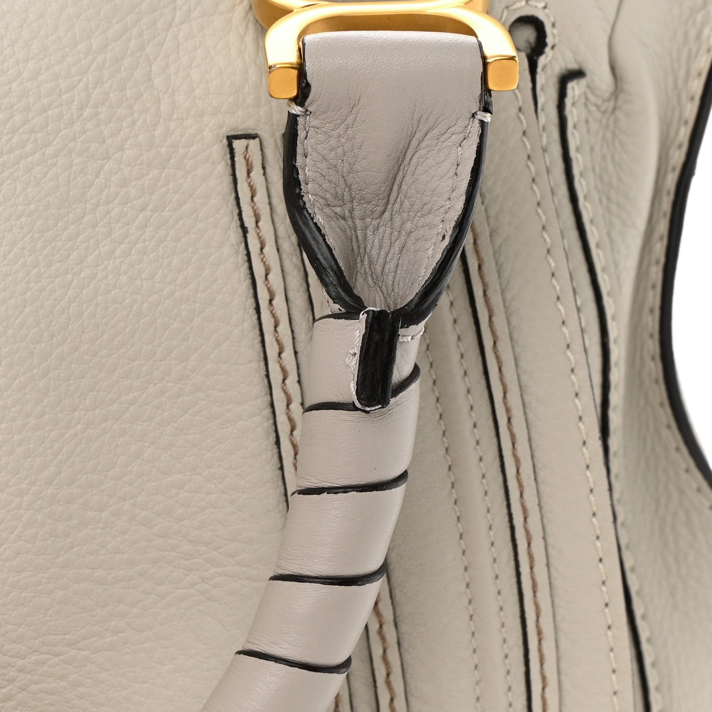 Calfskin Large Marcie Satchel Dove