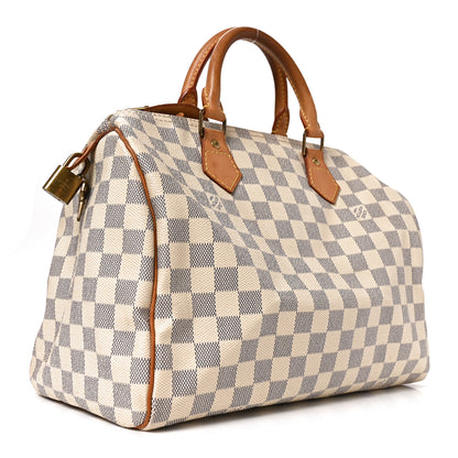 Louis Vuitton Damier Azur Speedy 30 2 of 9