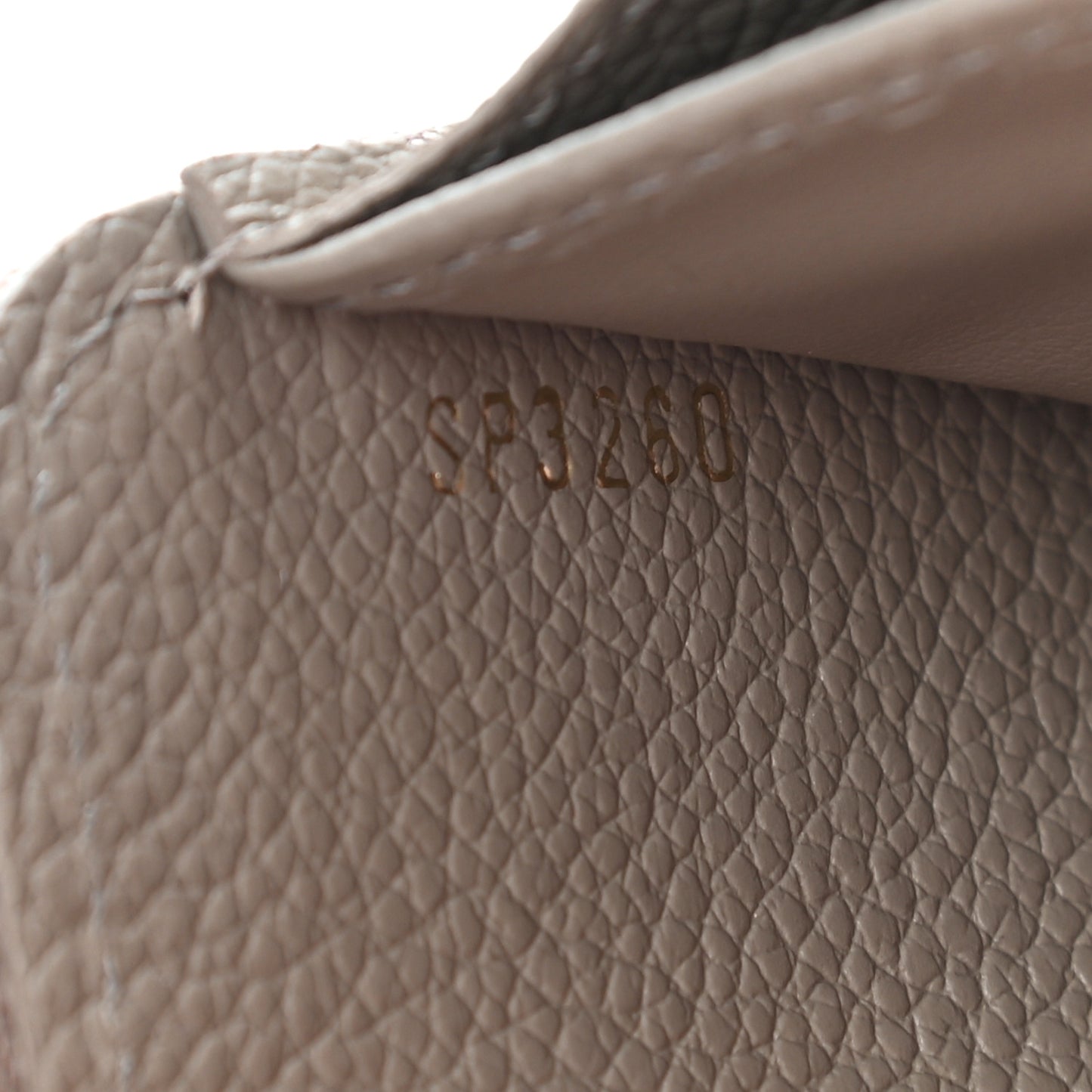 Empreinte Monogram Giant Zippy Wallet Tourterelle Creme