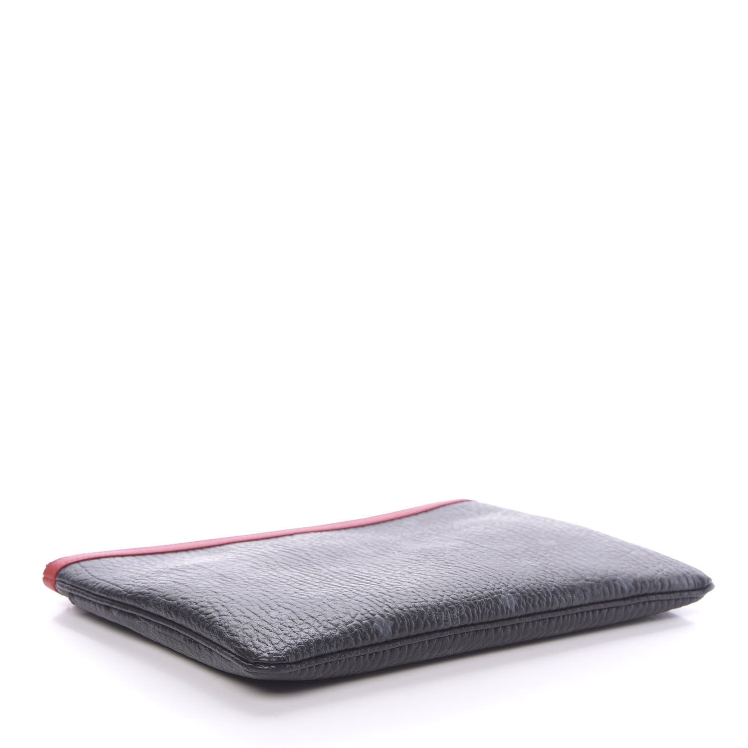 MCM Visetos Crossbody Pouch Black Red 4 of 9