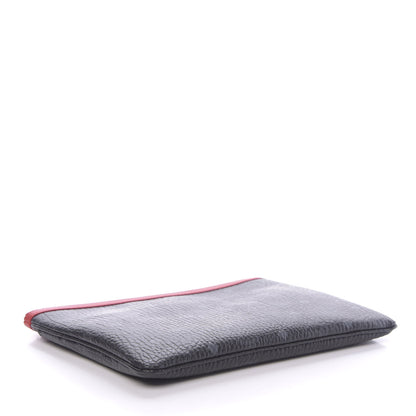 MCM Visetos Crossbody Pouch Black Red 4 of 9