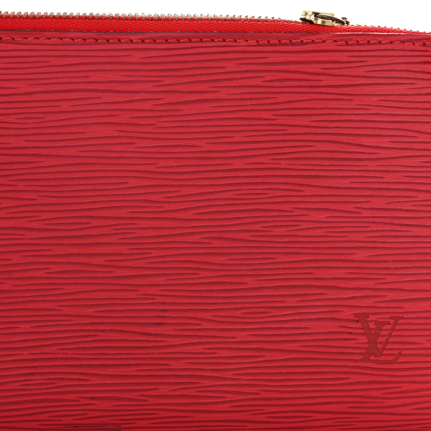 Epi Pochette Accessories 21 Castillan Red
