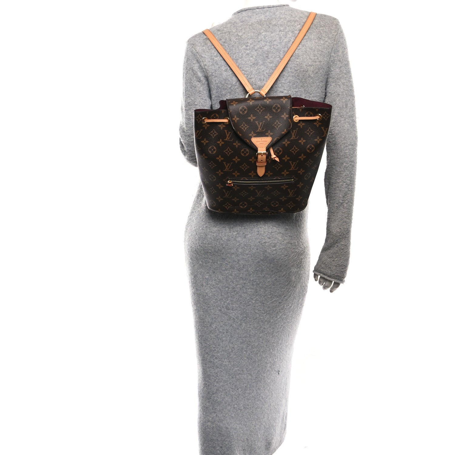 Louis Vuitton Monogram Montsouris NM Backpack 2 of 9
