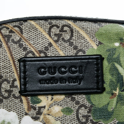 Gucci GG Supreme Monogram Blooms Medium Day Backpack Beige New Military Black 7 of 7