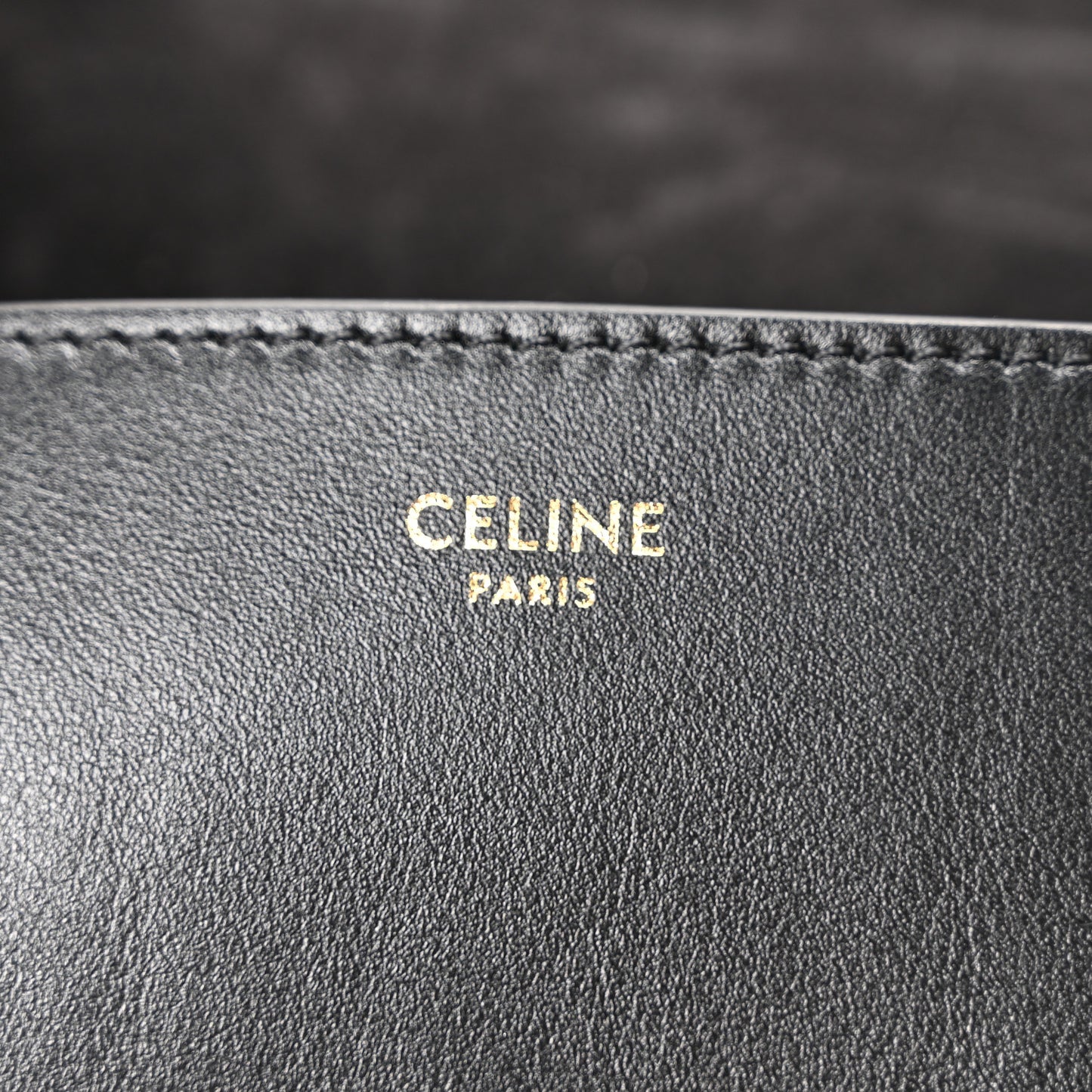 Smooth Calfskin Cuir Triomphe Folco Crossbody Bag Black