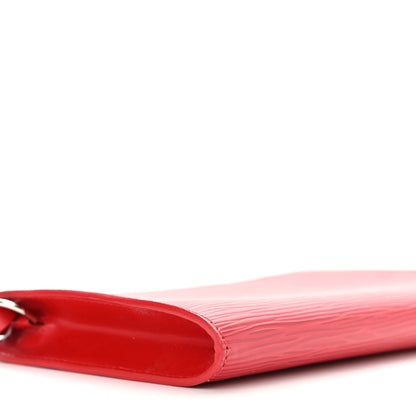 Louis Vuitton Epi Pochette Accessories 24 Rouge 8 of 9
