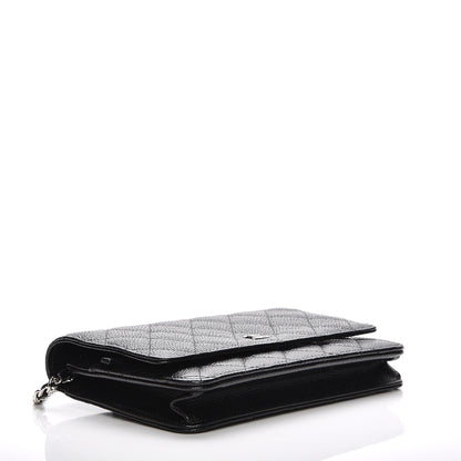 Chanel Caviar Quilted Wallet On Chain WOC Black 4 of 8