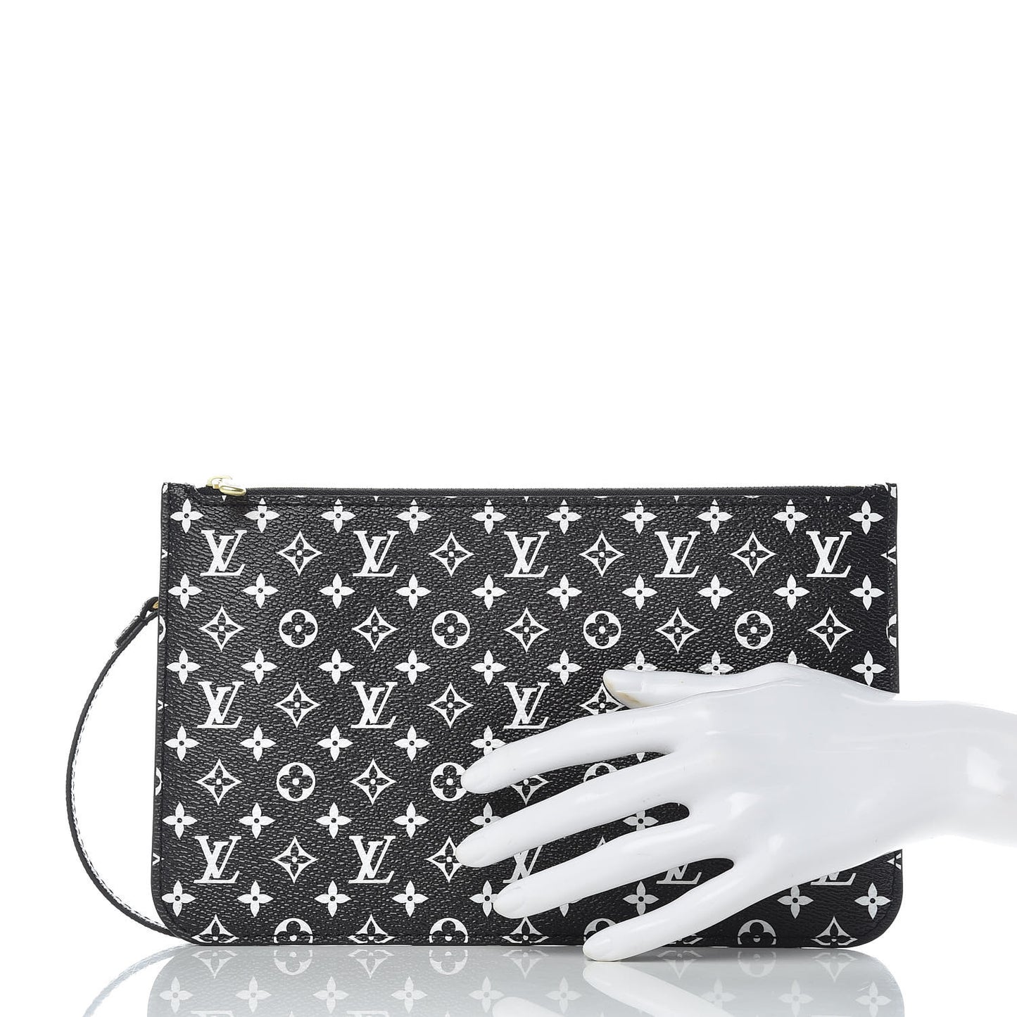 Monogram Giant Jungle Neverfull MM GM Pochette Black