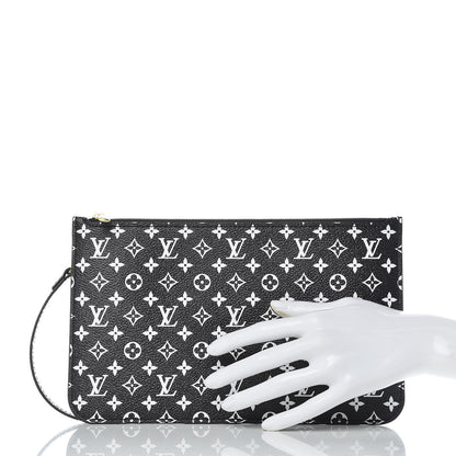 Louis Vuitton Monogram Giant Jungle Neverfull MM GM Pochette Black 2 of 9