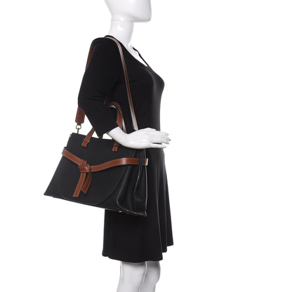 Loewe Calfskin Medium Gate Tote Pecan Black 2 of 10