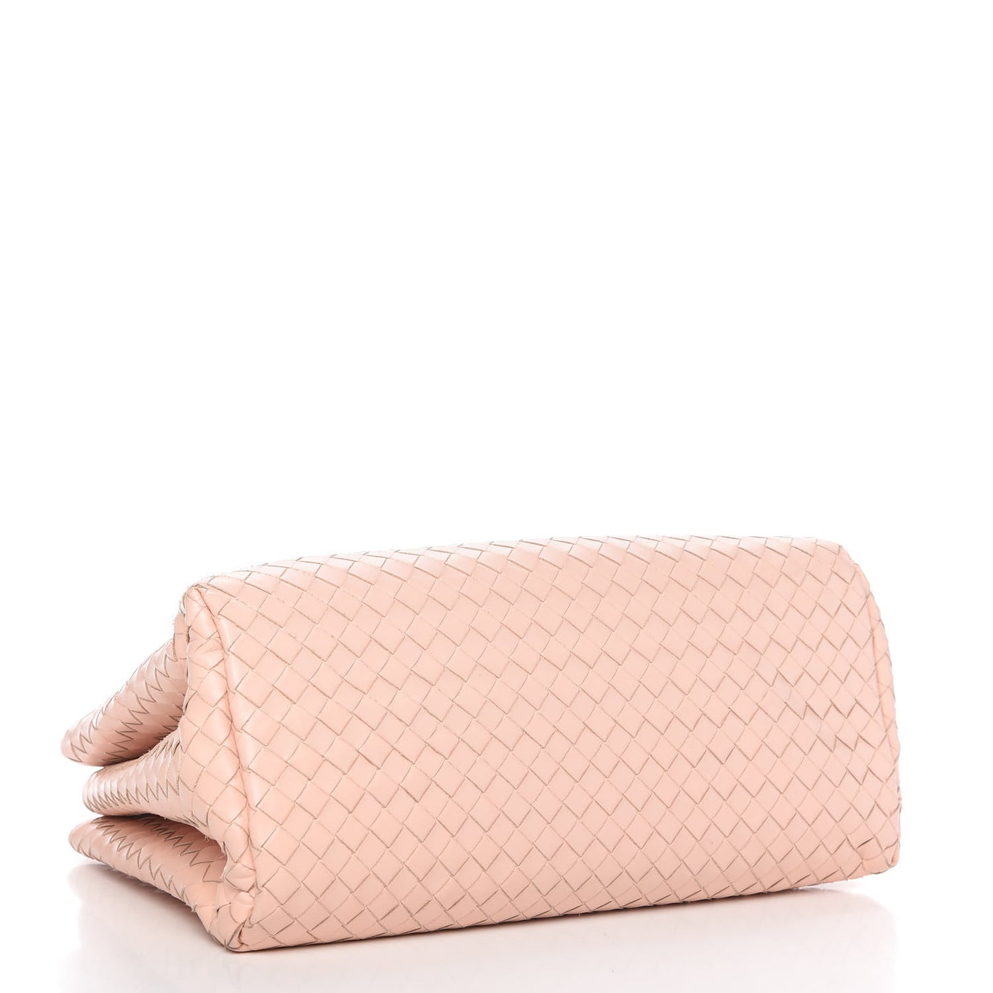 Light Calf Intrecciato Small Roma Flamingo