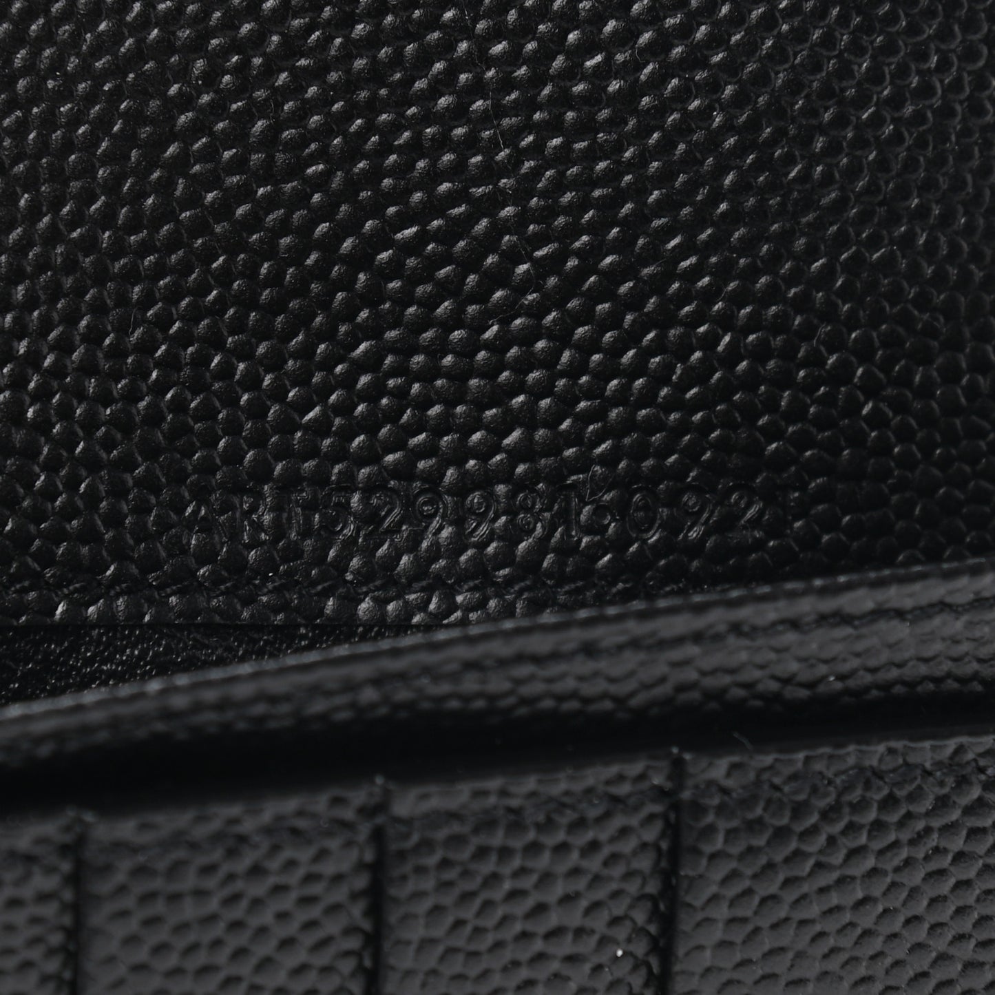 Grain De Poudre Tiny Monogram Continental Wallet Black