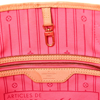 Louis Vuitton Monogram Roses Neverfull MM 6 of 10