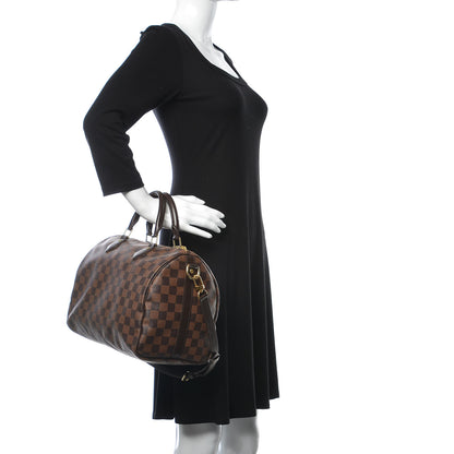 Louis Vuitton Damier Ebene Speedy Bandouliere 30 3 of 15