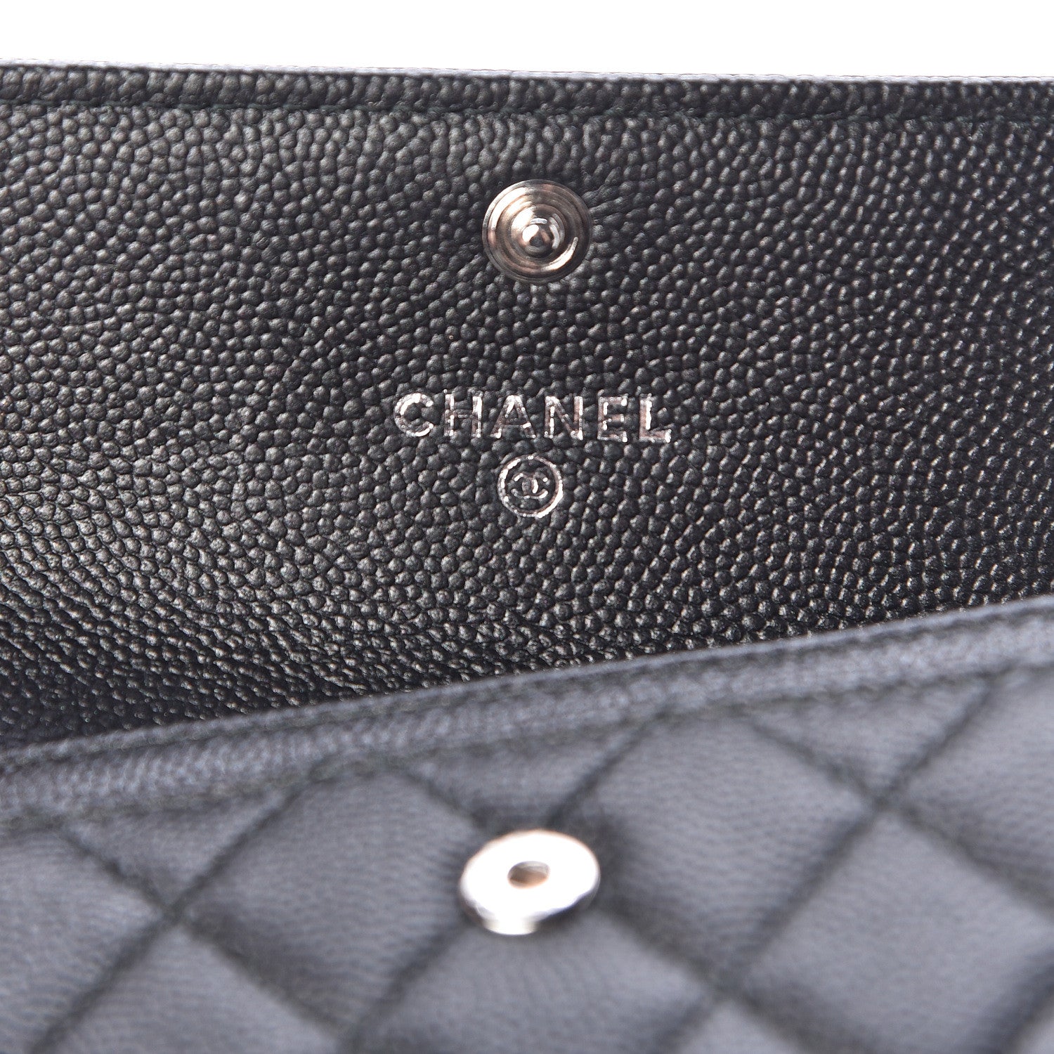 Chanel Caviar Quilted Boy Flap Card Holder So Black 6 of 9