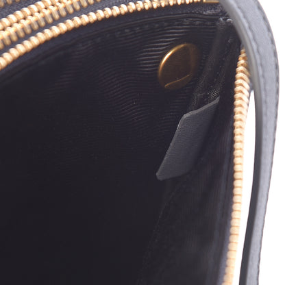 Celine Lambskin Small Trio Crossbody Bag Storm 8 of 11