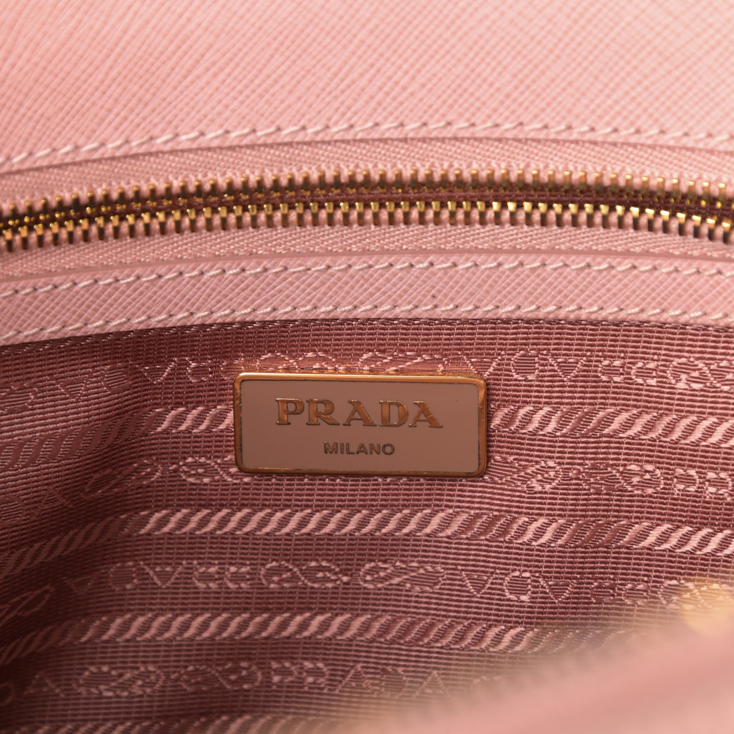 Saffiano Small Galleria Double Zip Tote Orchidea
