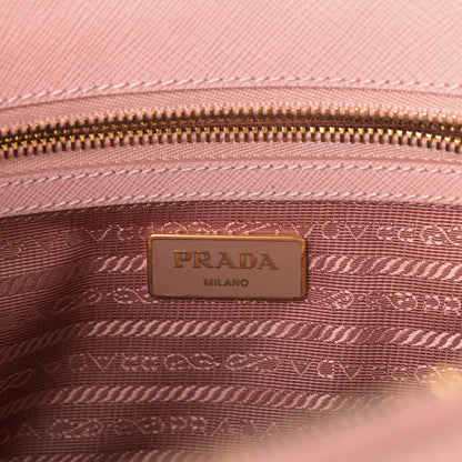 Prada Saffiano Small Galleria Double Zip Tote Orchidea 6 of 8