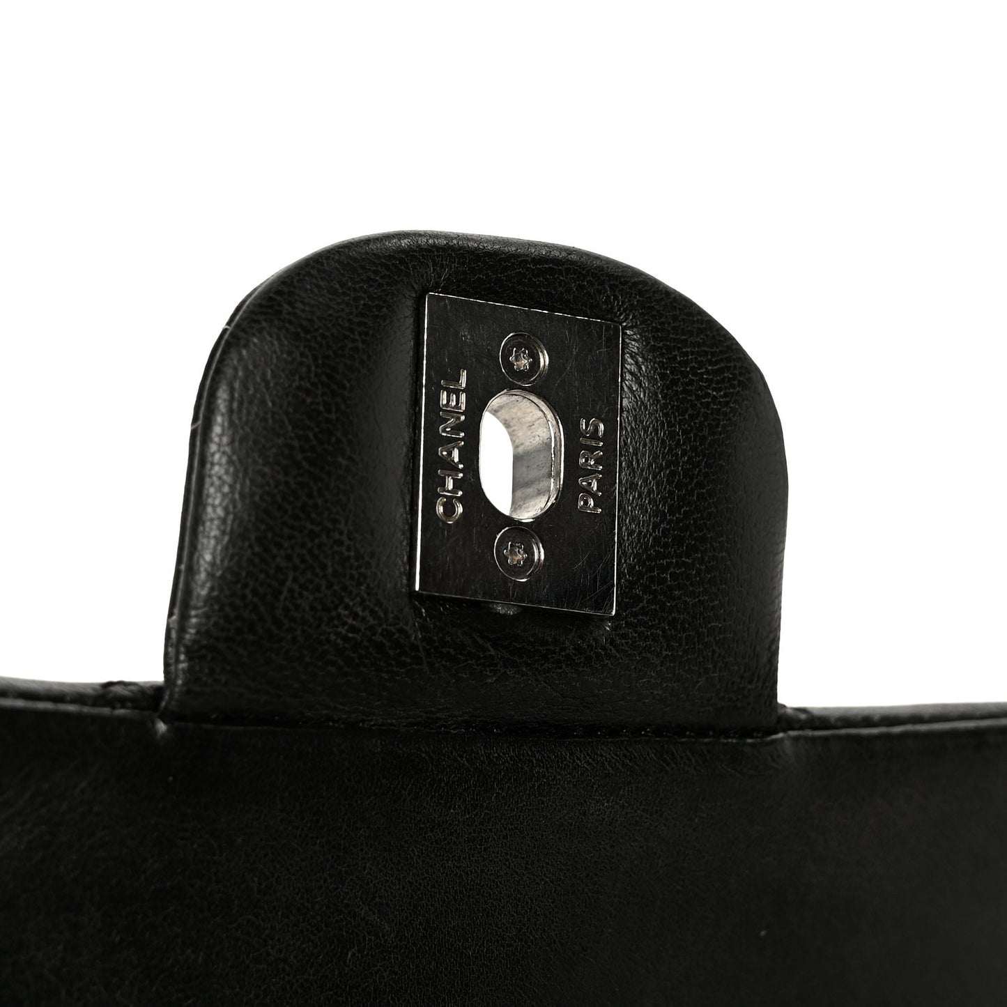 Lambskin Quilted Small Double Flap Black