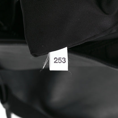 Prada Soft Calf Flat Messenger Bag Black 7 of 11