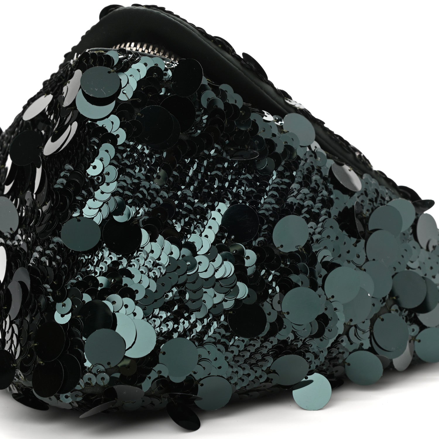 Prada Paillettes Vitello Triangle Crossbody Bottiglia 11 of 11