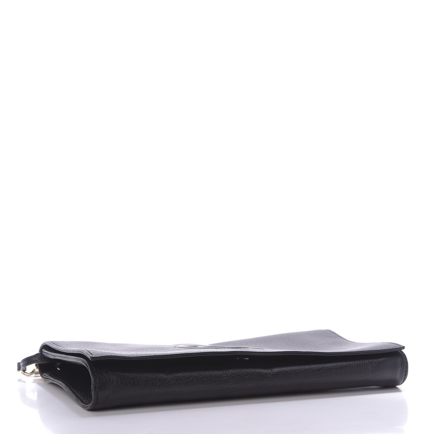Gucci Pebbled Calfskin Medium Soho Clutch Black 4 of 9
