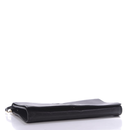 Gucci Pebbled Calfskin Medium Soho Clutch Black 4 of 9