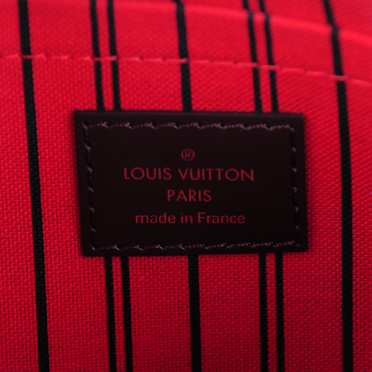 Louis Vuitton Damier Ebene Neverfull MM GM Pochette 6 of 6
