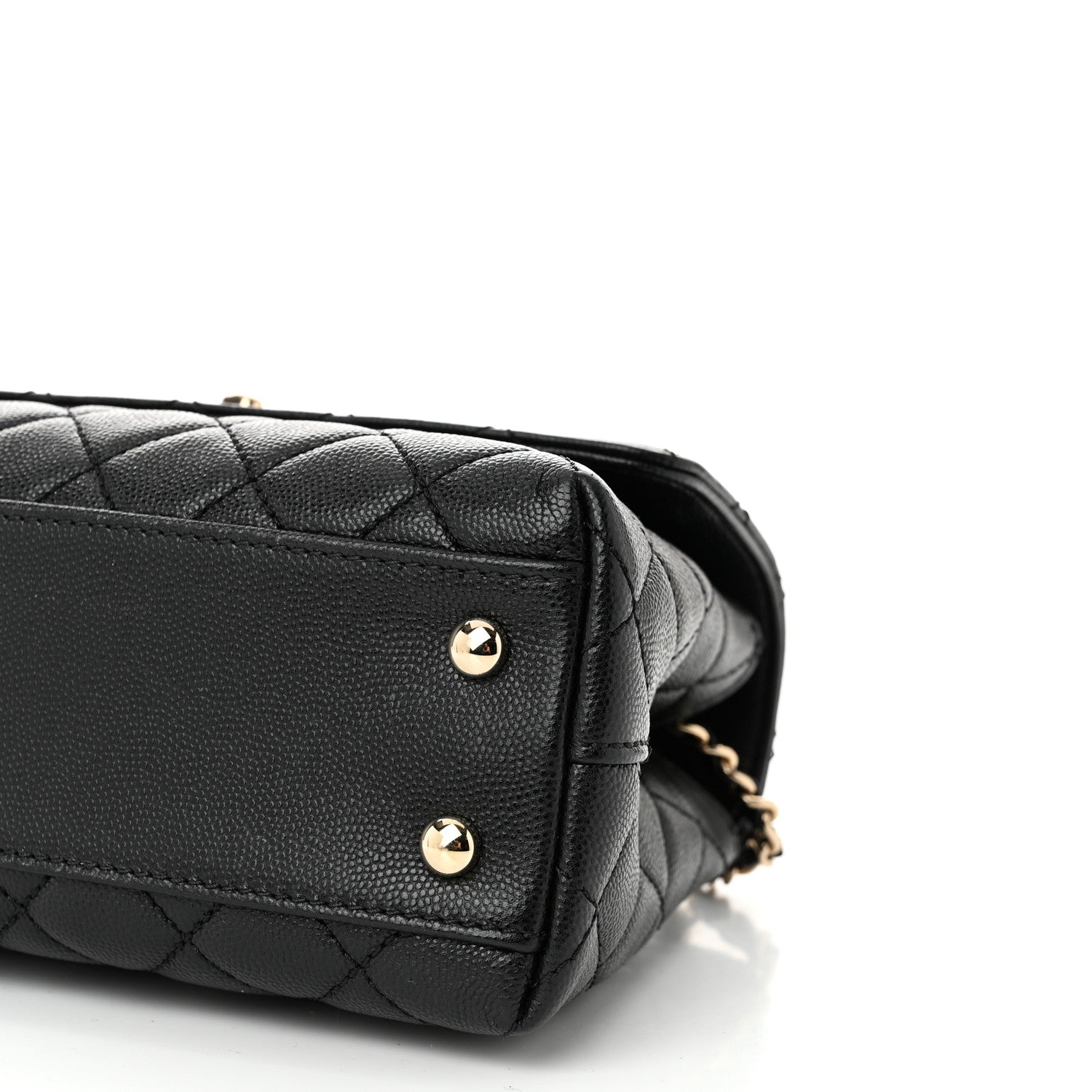 Chanel Caviar Quilted Mini Coco Handle Flap Black 10 of 10