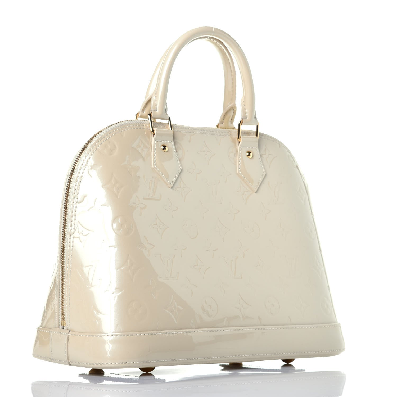 Louis Vuitton Vernis Alma PM Blanc Corail 3 of 9