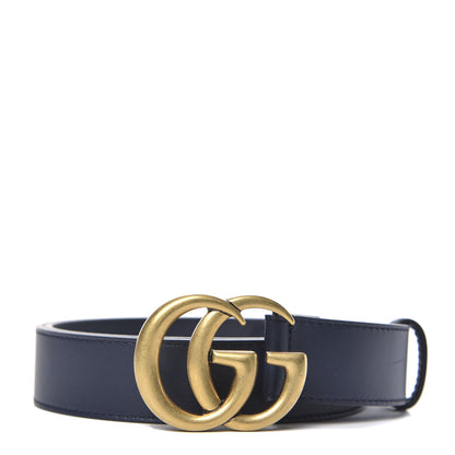 Gucci Moon Calfskin Double G 30mm Belt 85 34 Blue 1 of 4