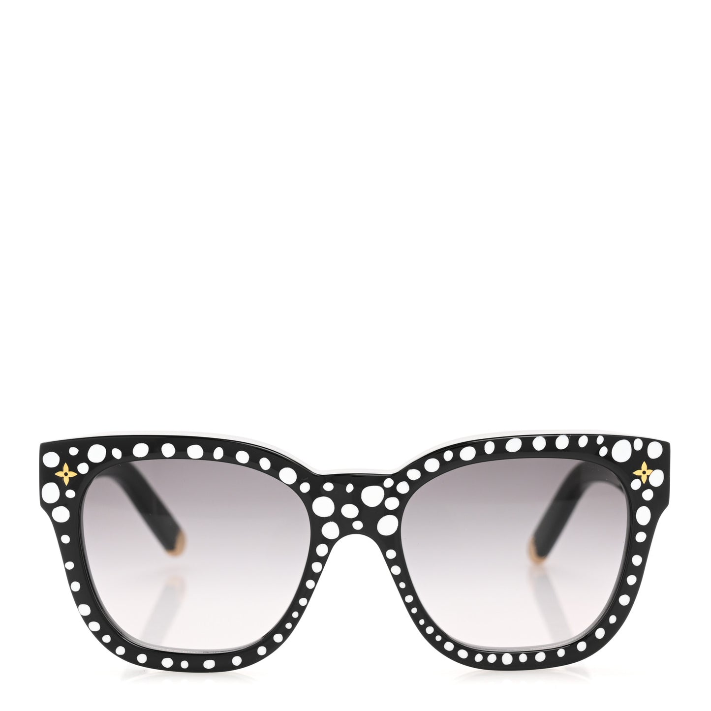 LV X YK Acetate Painted Dots Sunglasses Z1902W Black White