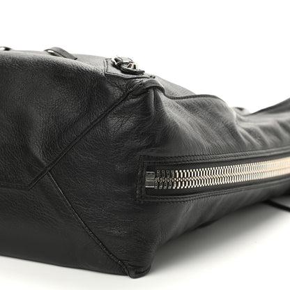 Balenciaga Veau Papier A5 Zip Around Tote Black 10 of 12