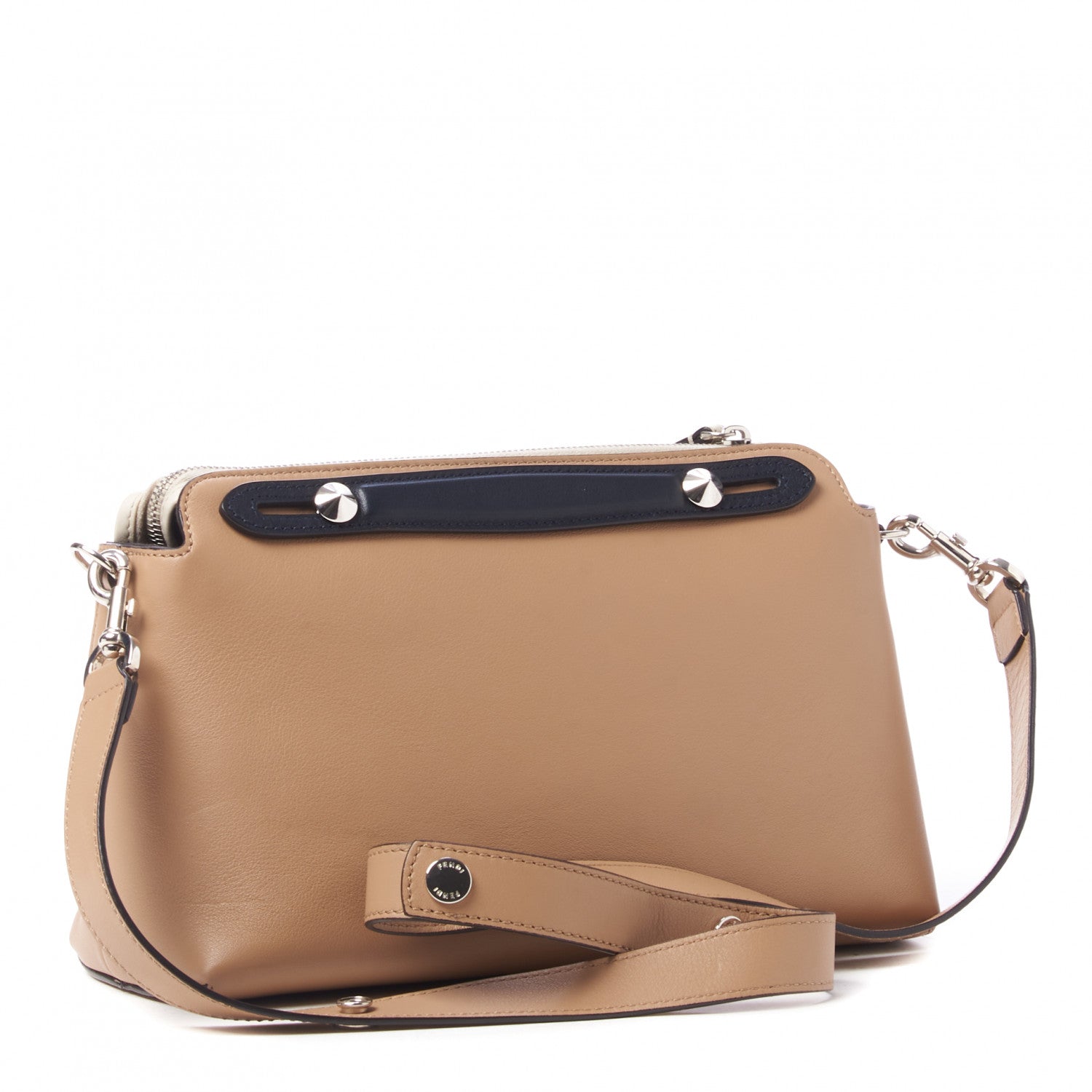 Fendi Vitello Dolce 4 Color Medium By The Way Boston Bag Sand Grano Multicolor 3 of 10