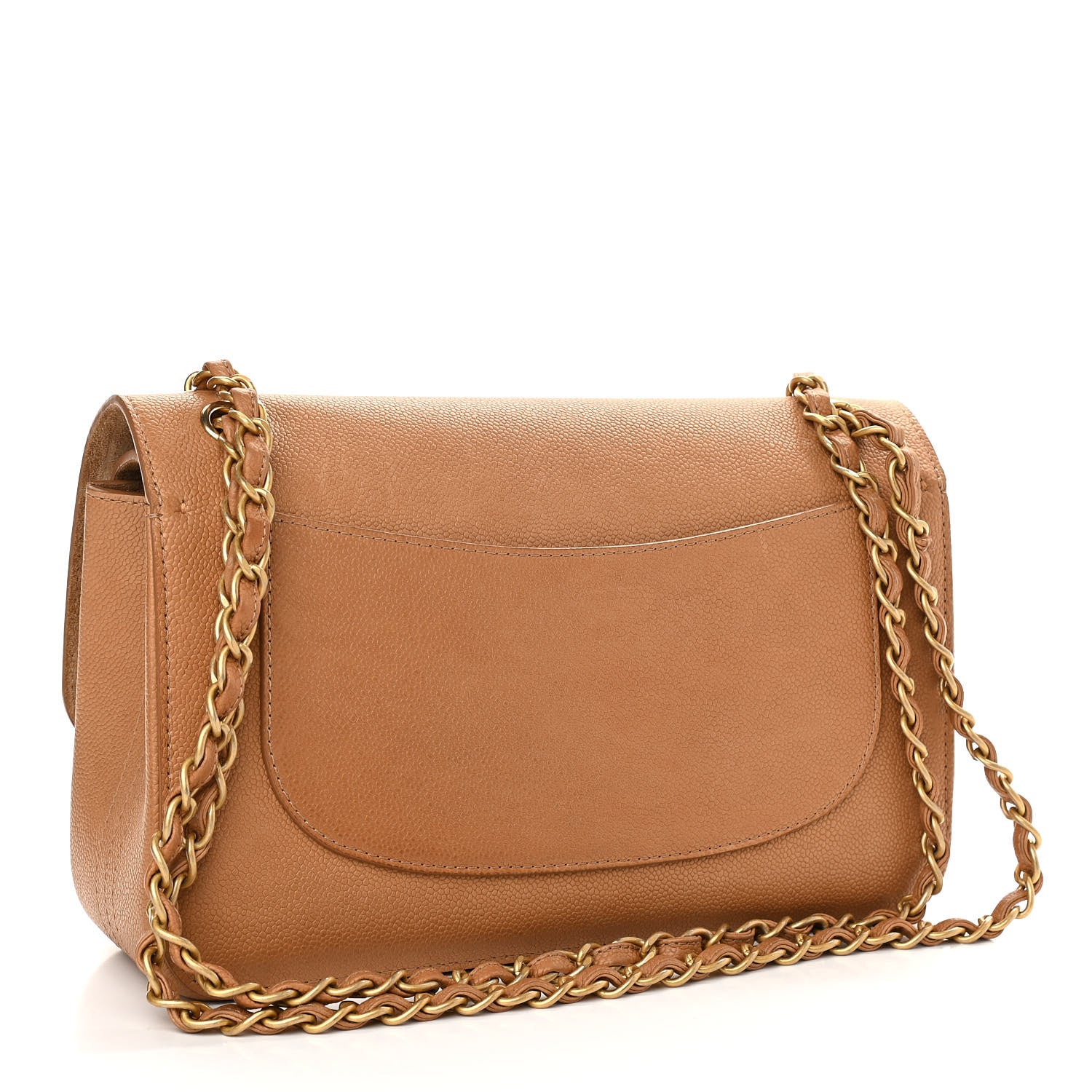 Chanel Grained Calfskin Jumbo Classic Pure Double Flap Beige 2 of 13