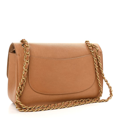 Chanel Grained Calfskin Jumbo Classic Pure Double Flap Beige 2 of 13