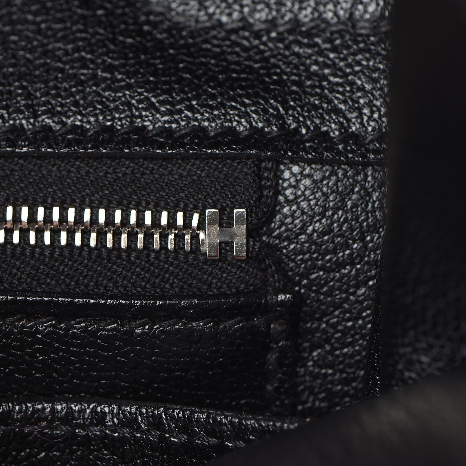 Hermes Togo Bi-Color Horseshoe Birkin 30 Anemone Black 12 of 34